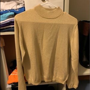 Christopher Banks sparkling low turtleneck sweater